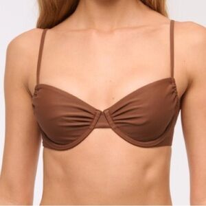 Brown Bikini Top